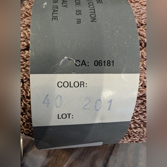 Yarn Fascination Clasica  Viscose  cotton yarn, bronze Made in Italy 6 x 50g - Picture 5 of 6